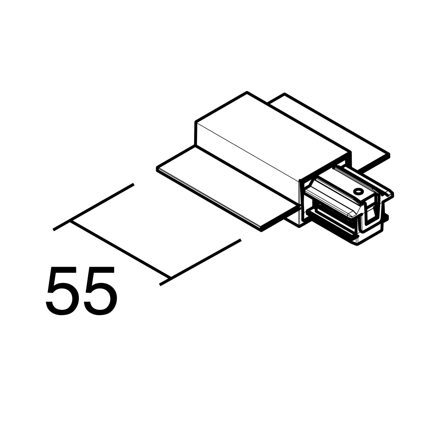 Controlador de base 3 conectores Track 48V Rece