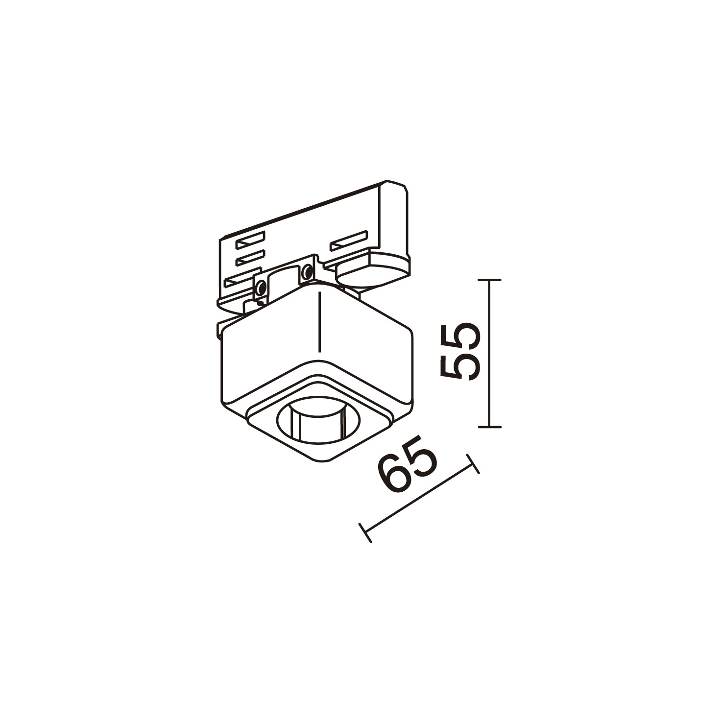 SCHUKO riel de la base