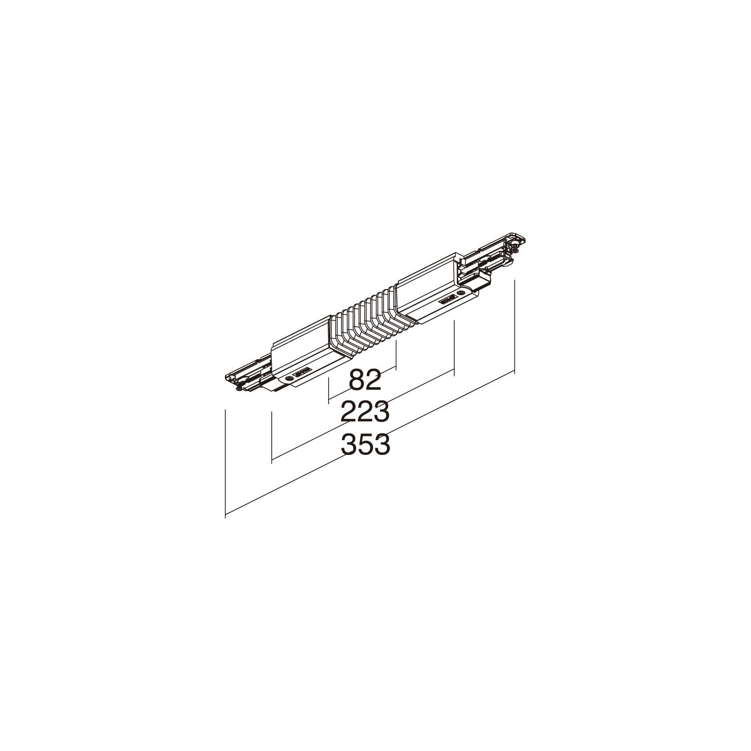 Unión flexible DALI DALI FLEX JUNCTION COUPLING