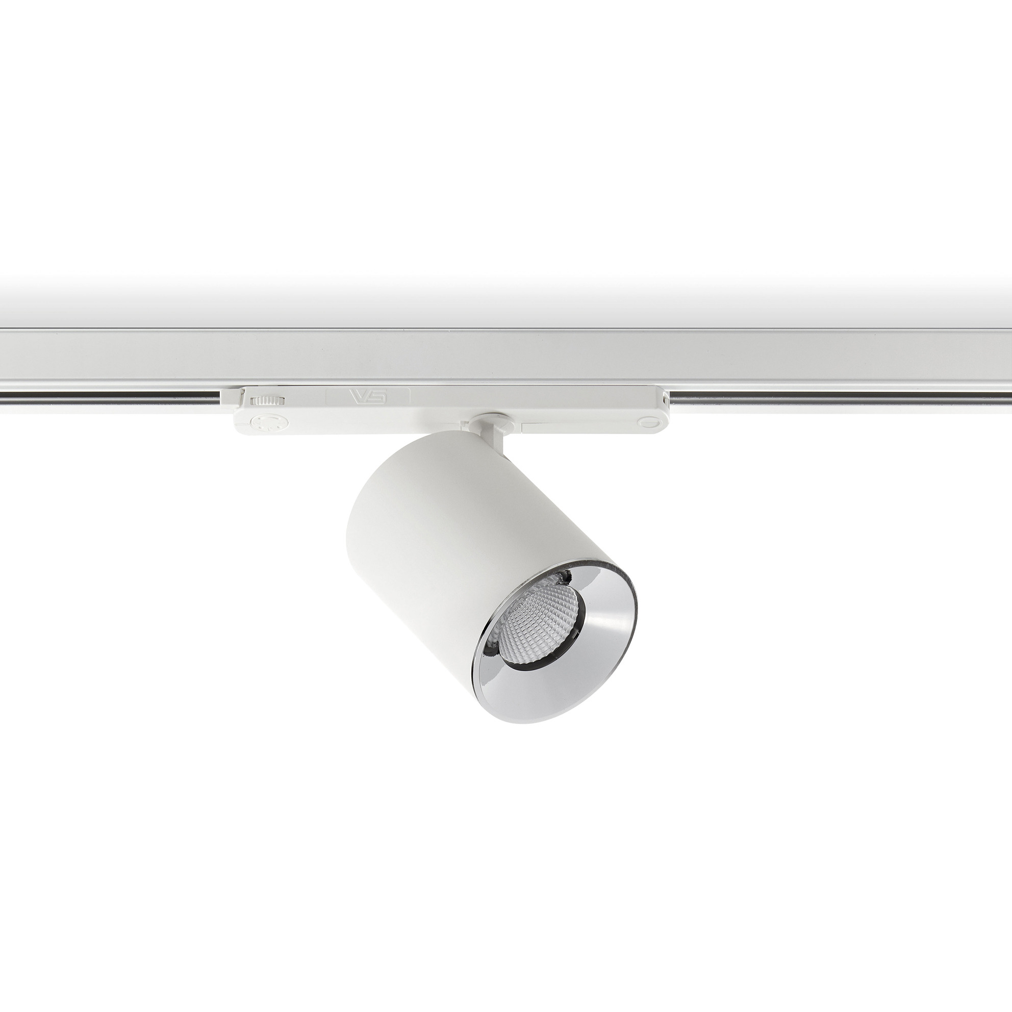 Proyector carril tilt ARROW Large CASAMBI LED COB 27.40W 3140lm(2070lm) CRI90 2700K 55º Blanco Cromo