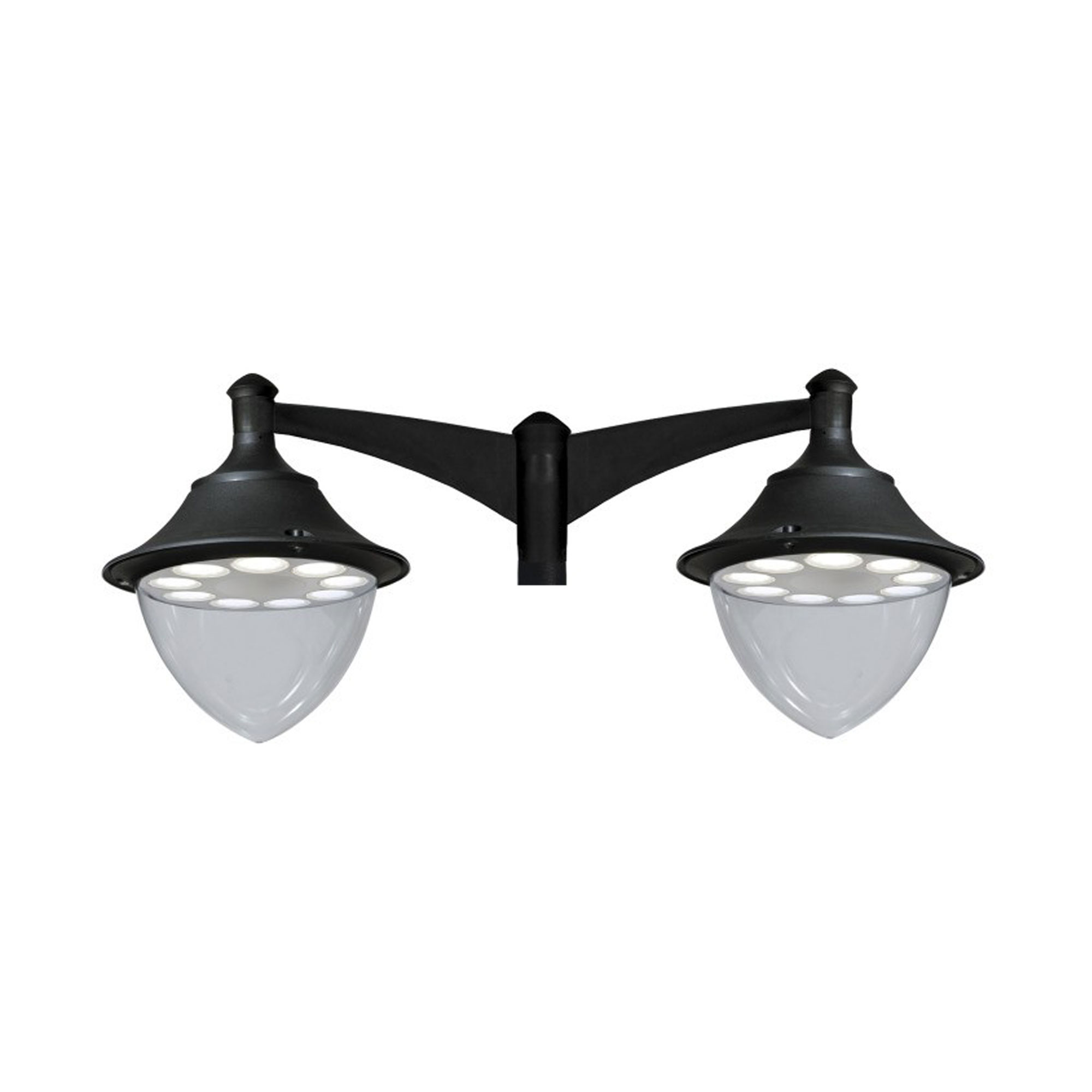 Luminaria para poste 2 brazos Gunther-60 2 arms