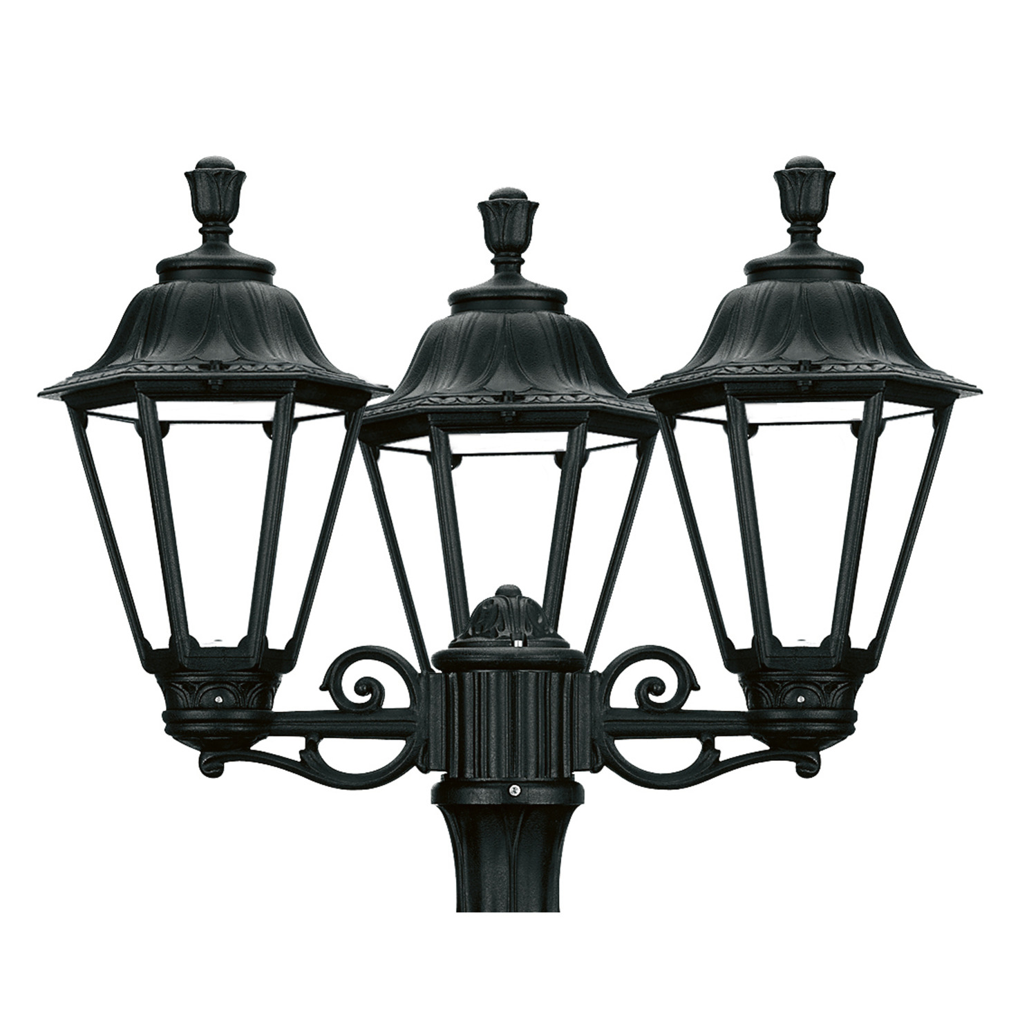 Luminaria para poste 3 brazos Indura medium 6 3 arms