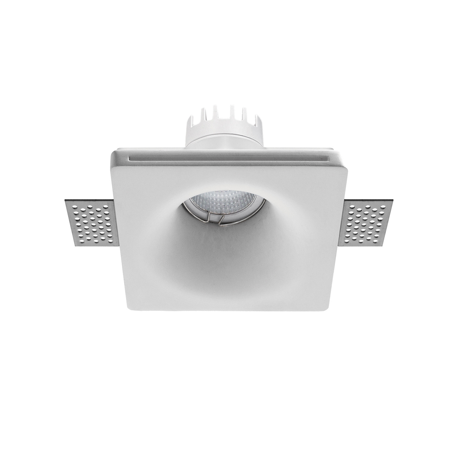 Empotrable techo LEN Square Round 1-10V,Push LED COB 6W 707lm(667lm) CRI90 4000K 25º Blanco