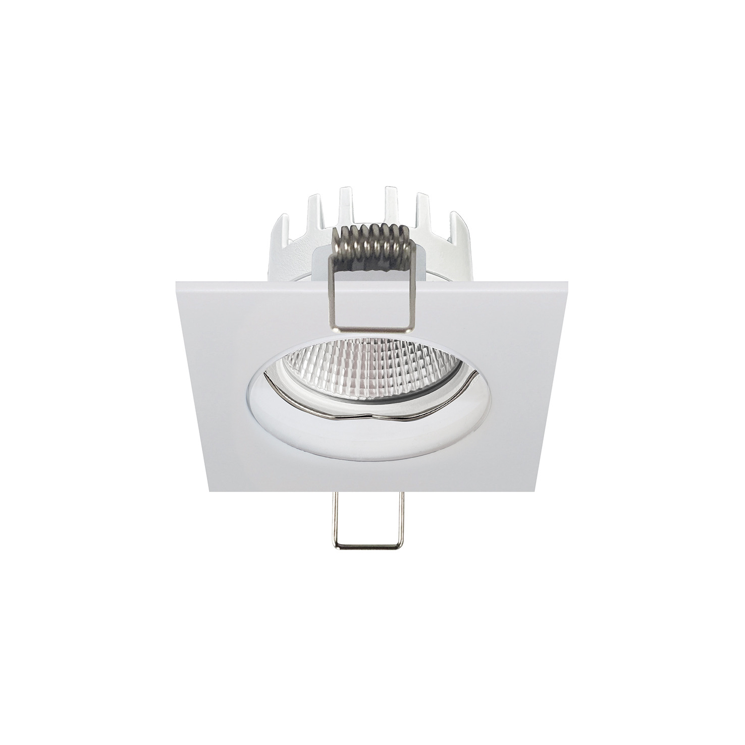 Empotrable techo NIX Fixed Square 1-10V,Push LED COB 6W 675lm(611lm) CRI90 3000K 25º Blanco