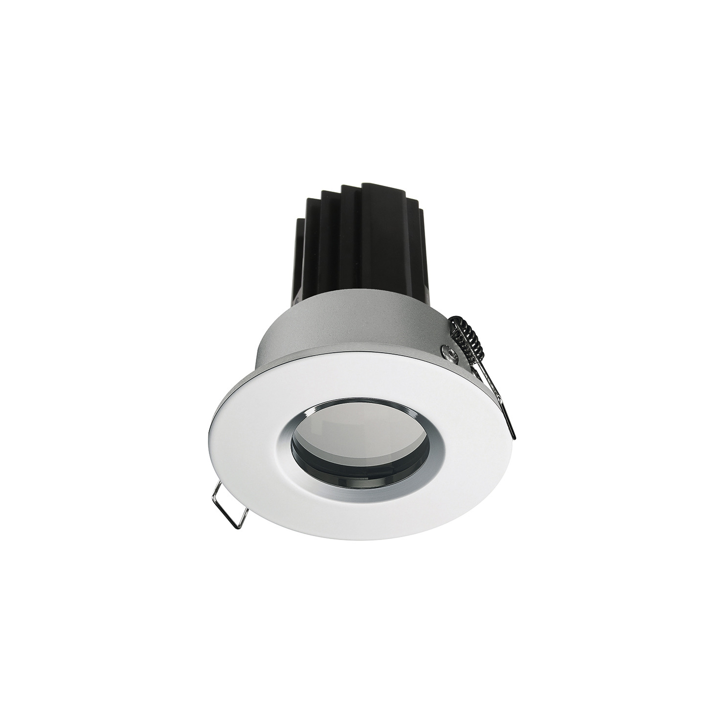 Empotrable techo PALMA Fixed Round IP65 1-10V,Push LED COB 4.70W 680lm(496lm) CRI90 3000K 18º Cromo