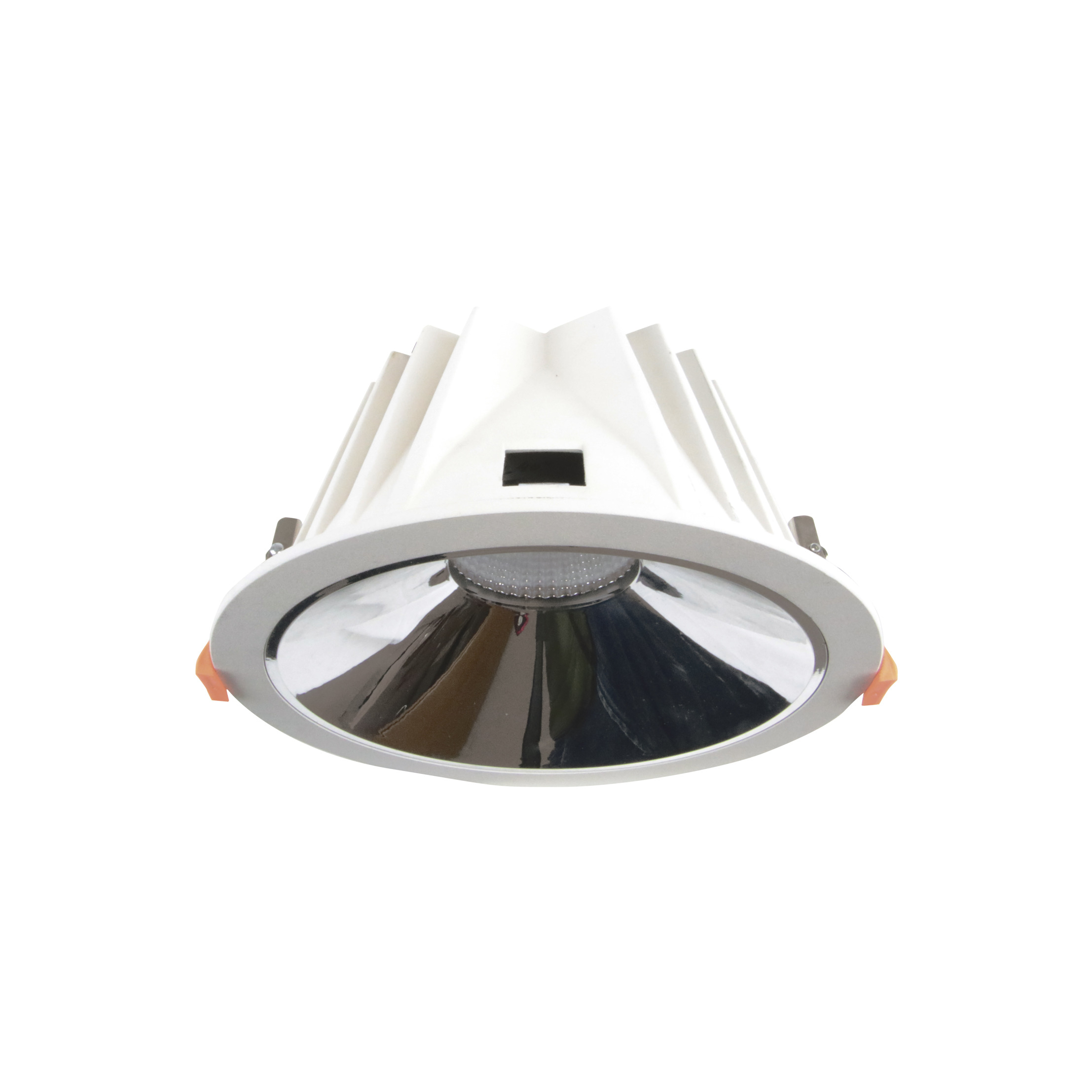 Empotrable techo QUO Jumbo LED COB 33.80W 3993lm(2757lm) CRI90 3000K 55º Blanco Cromo