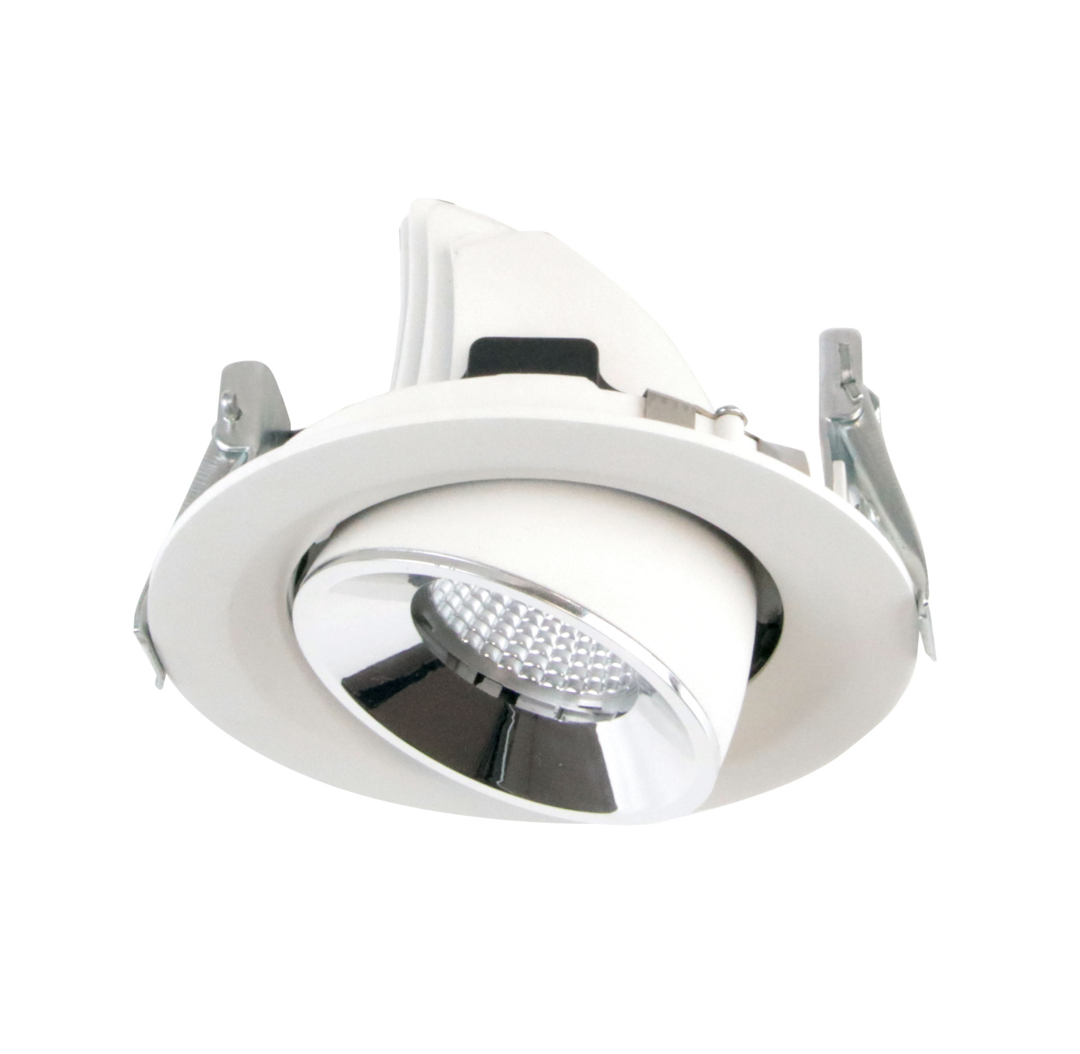 Empotrable techo tilt SCOP Small CASAMBI LED COB 7.20W 952lm(630lm) CRI90 4000K 40º Blanco Cromo