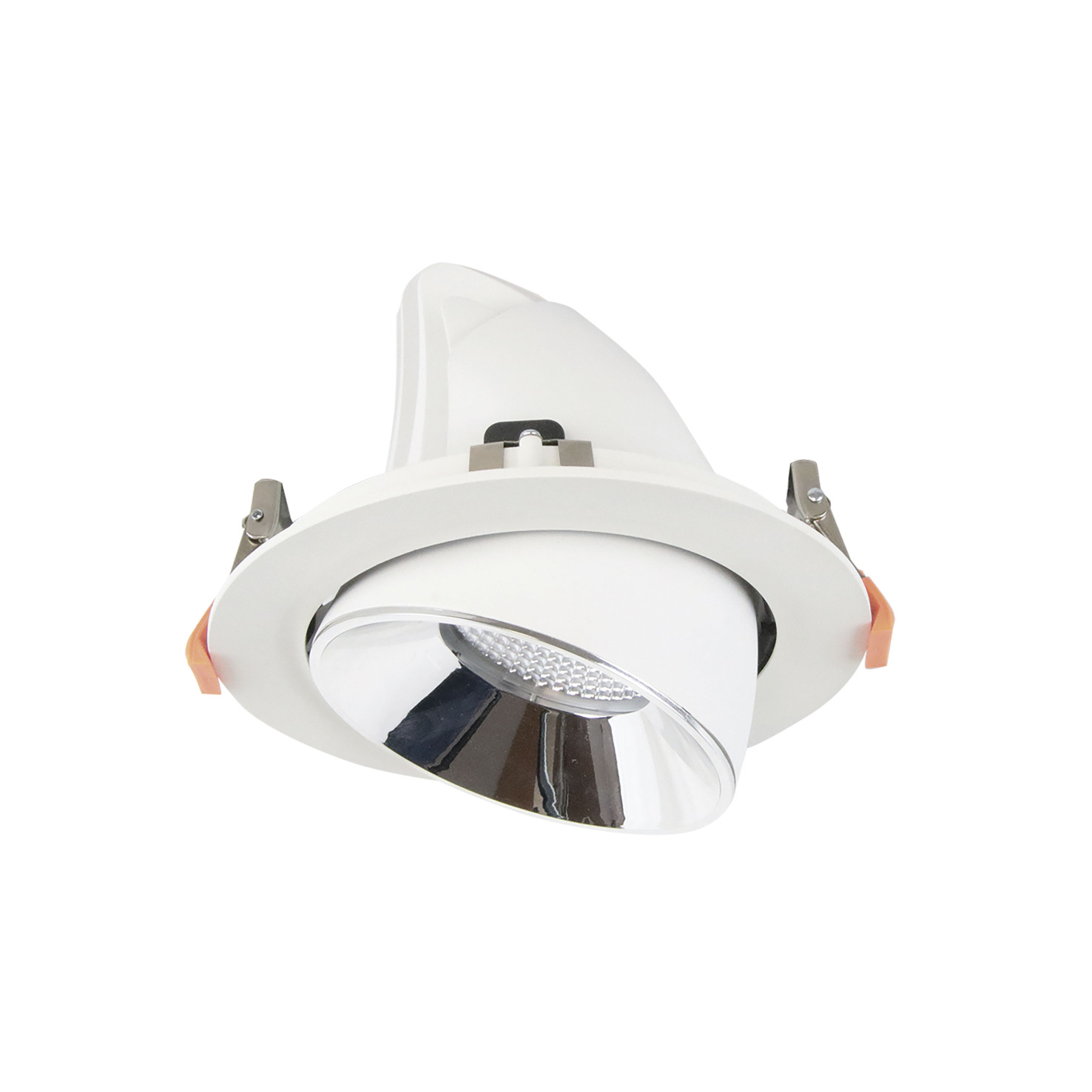 Empotrable techo tilt SCOP Large Corte de fase L,C LED COB 18.60W 2221lm(1895lm) CRI90 3000K 20º Blanco Cromo