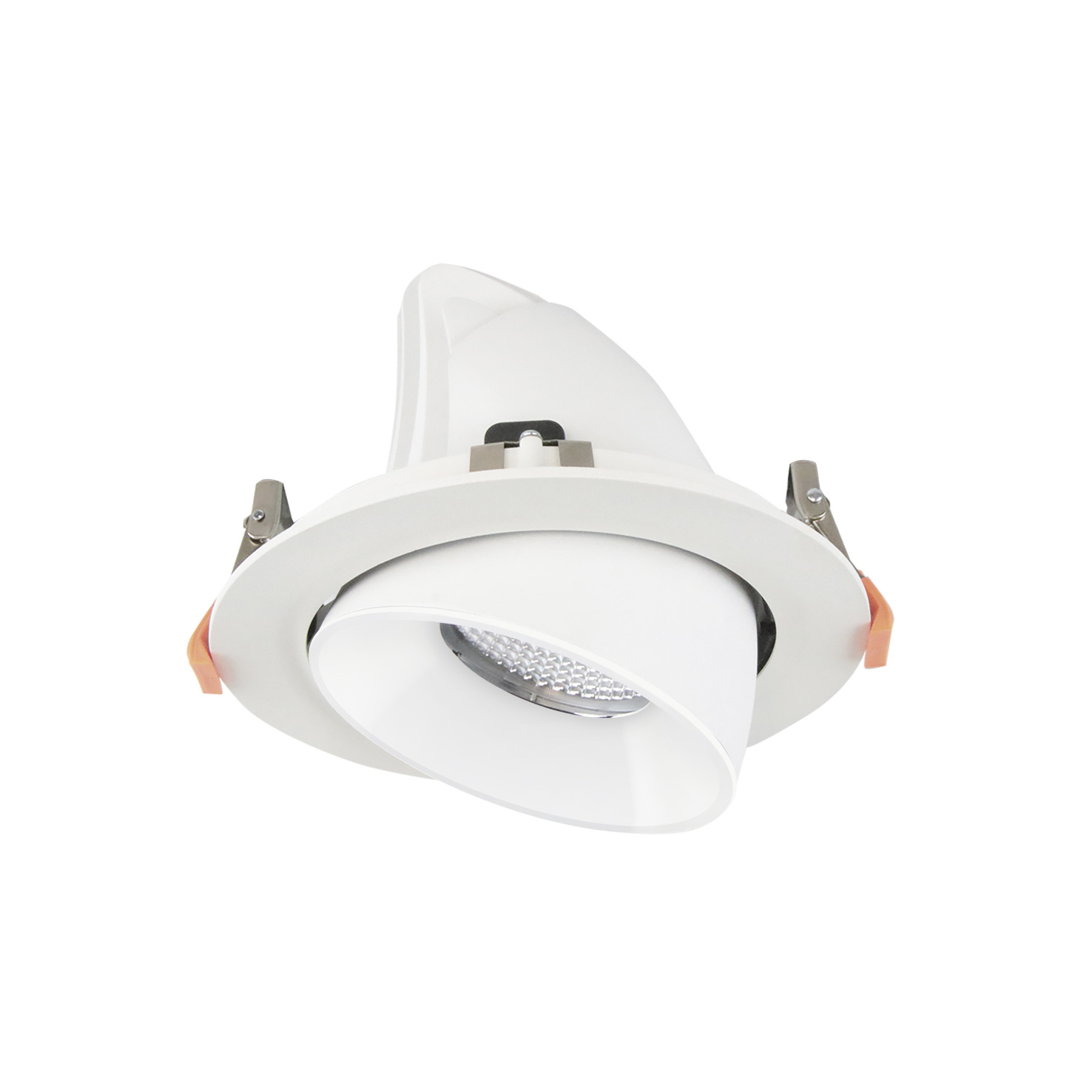 Empotrable techo tilt SCOP Large Corte de fase L,C LED COB 18.60W 2180lm(1860lm) CRI95 3250K 20º Blanco Blanco