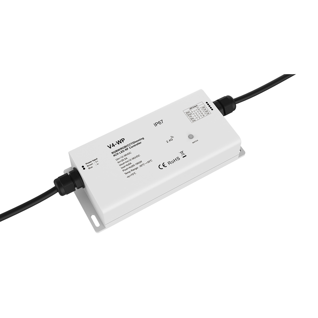 Smart controller Controlador RGB/RGBW IP67