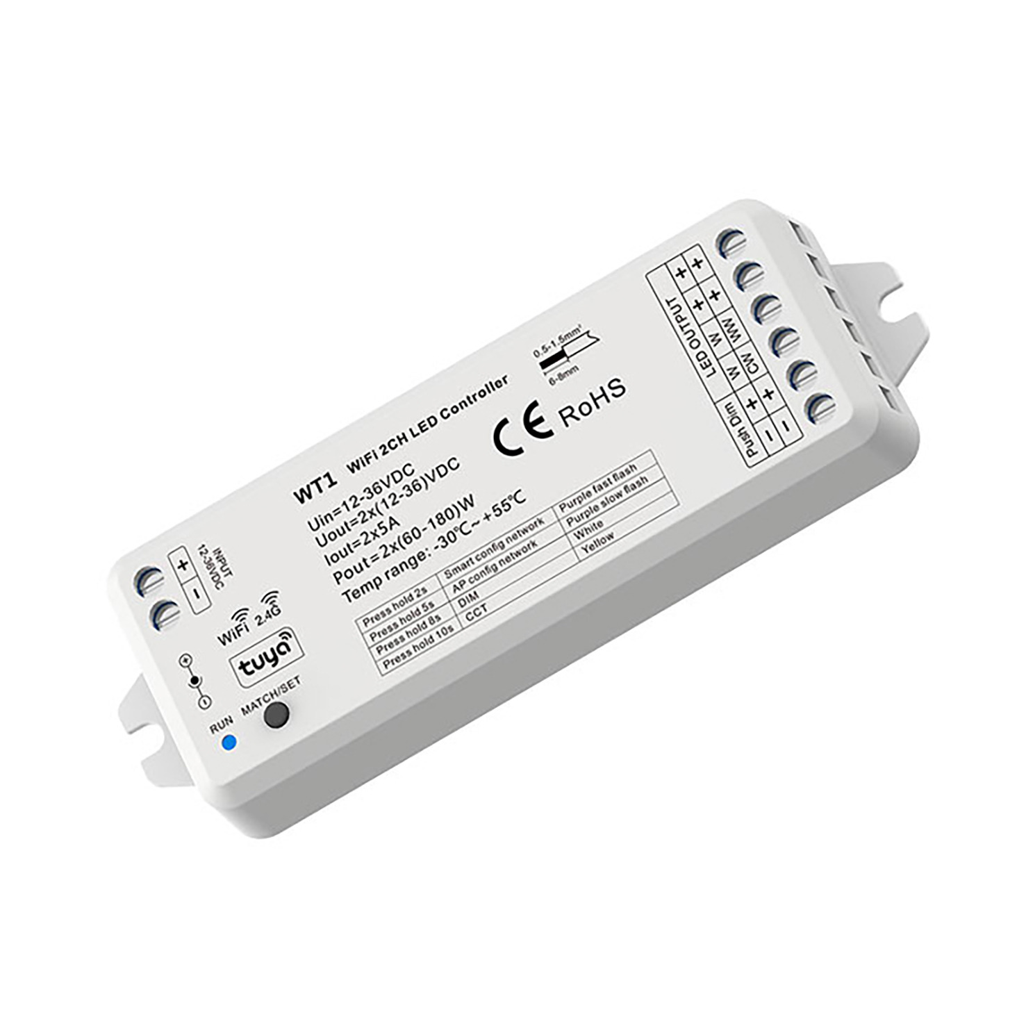 Smart controller Controlador VOZ/WIFI MONO/CCT