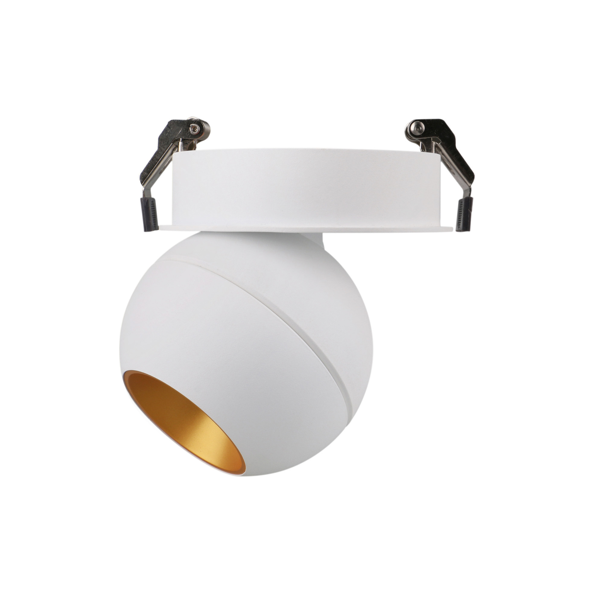 Empotrable techo tilt UKU1 Corte de fase L,C LED COB 7W 881lm(687lm)/913lm(718lm)/954lm(740lm) CRI90 2700K/3000K/4000K 24º Blanco Oro