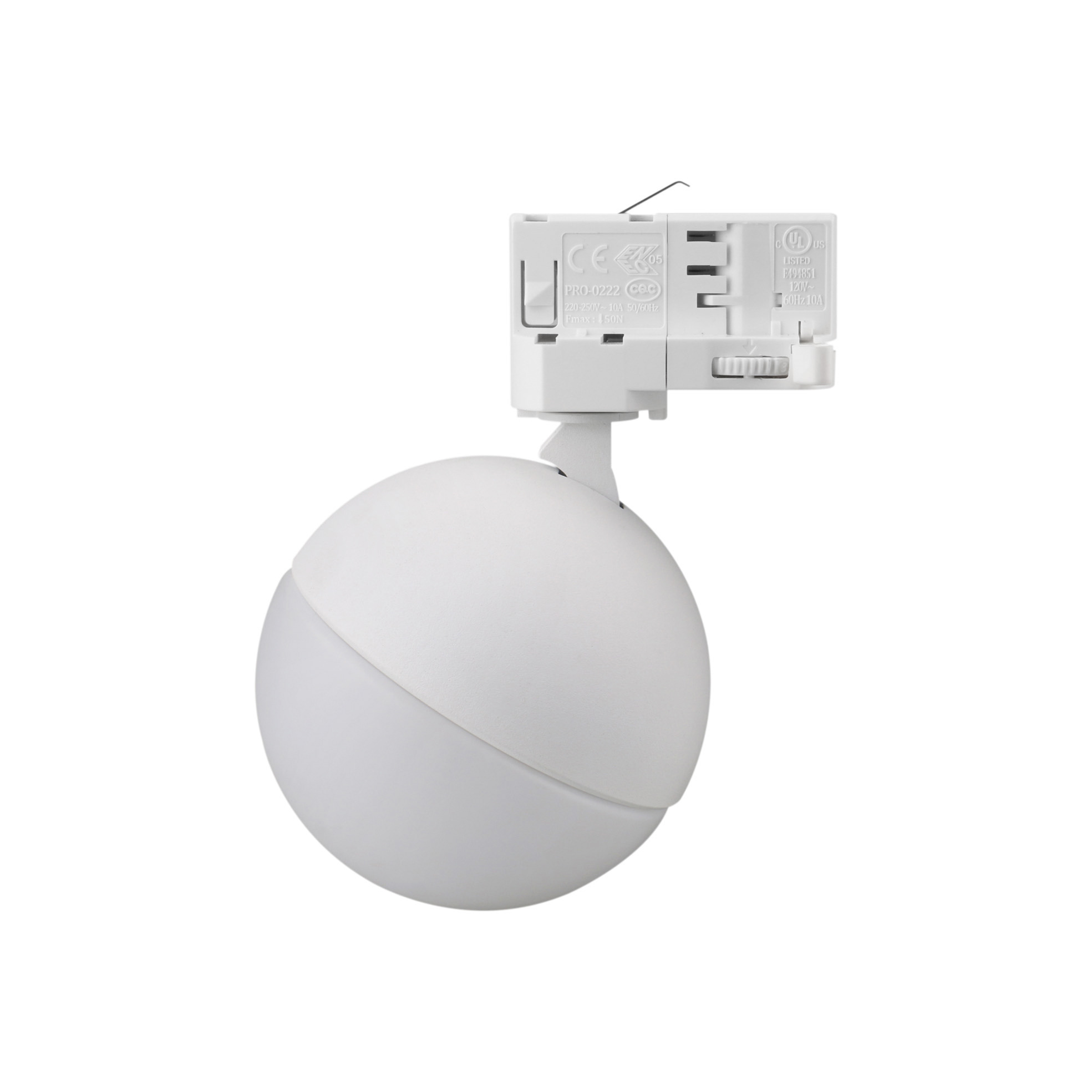 Proyector carril tilt UKU2 Corte de fase L,C LED COB 7W 881lm(694lm)/913lm(670lm)/954lm(707lm) CRI90 2700K/3000K/4000K 150º Blanco