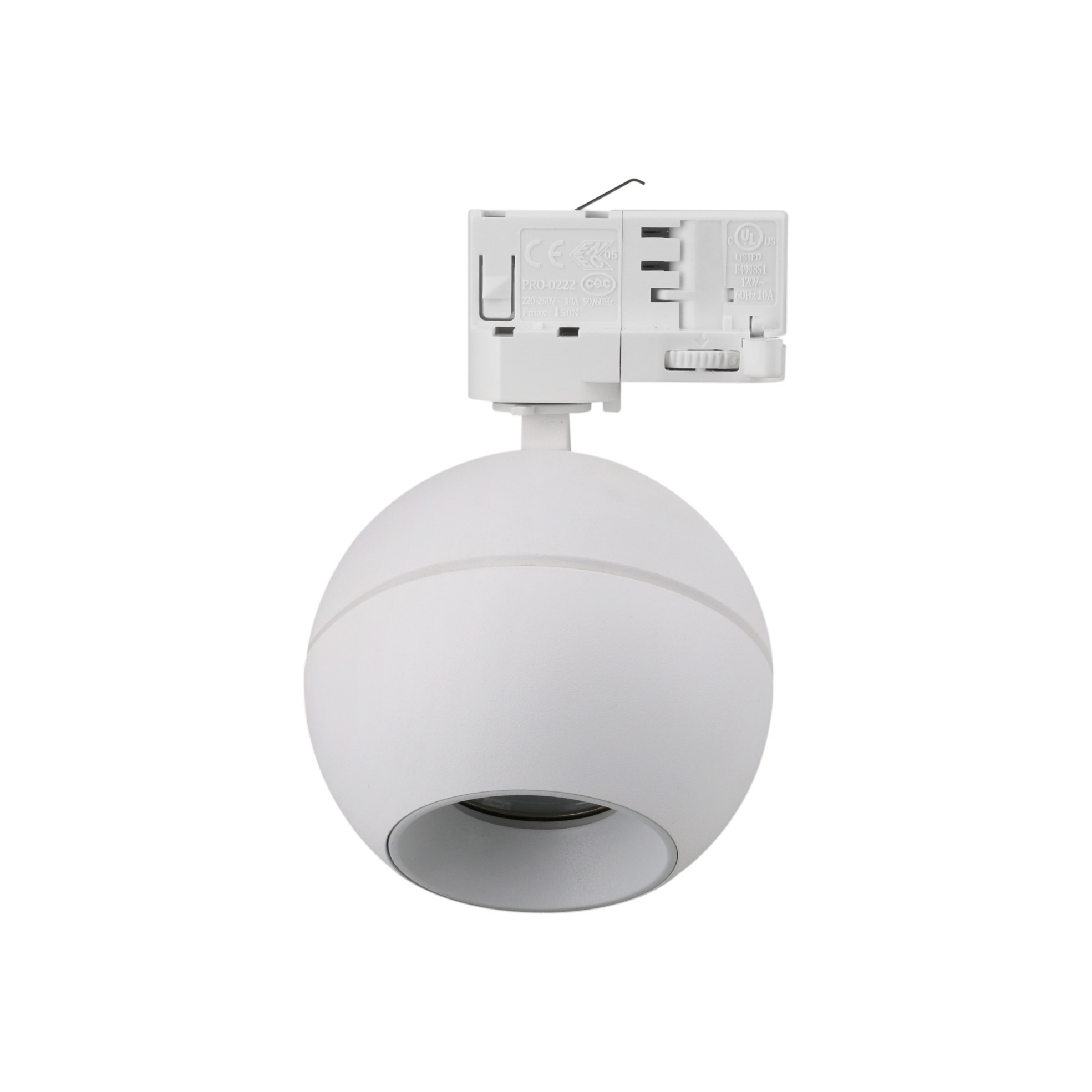 Proyector carril tilt UKU2 Corte de fase L,C LED COB 7W 881lm(764lm)/913lm(754lm)/954lm(817lm) CRI90 2700K/3000K/4000K 36º Blanco Blanco