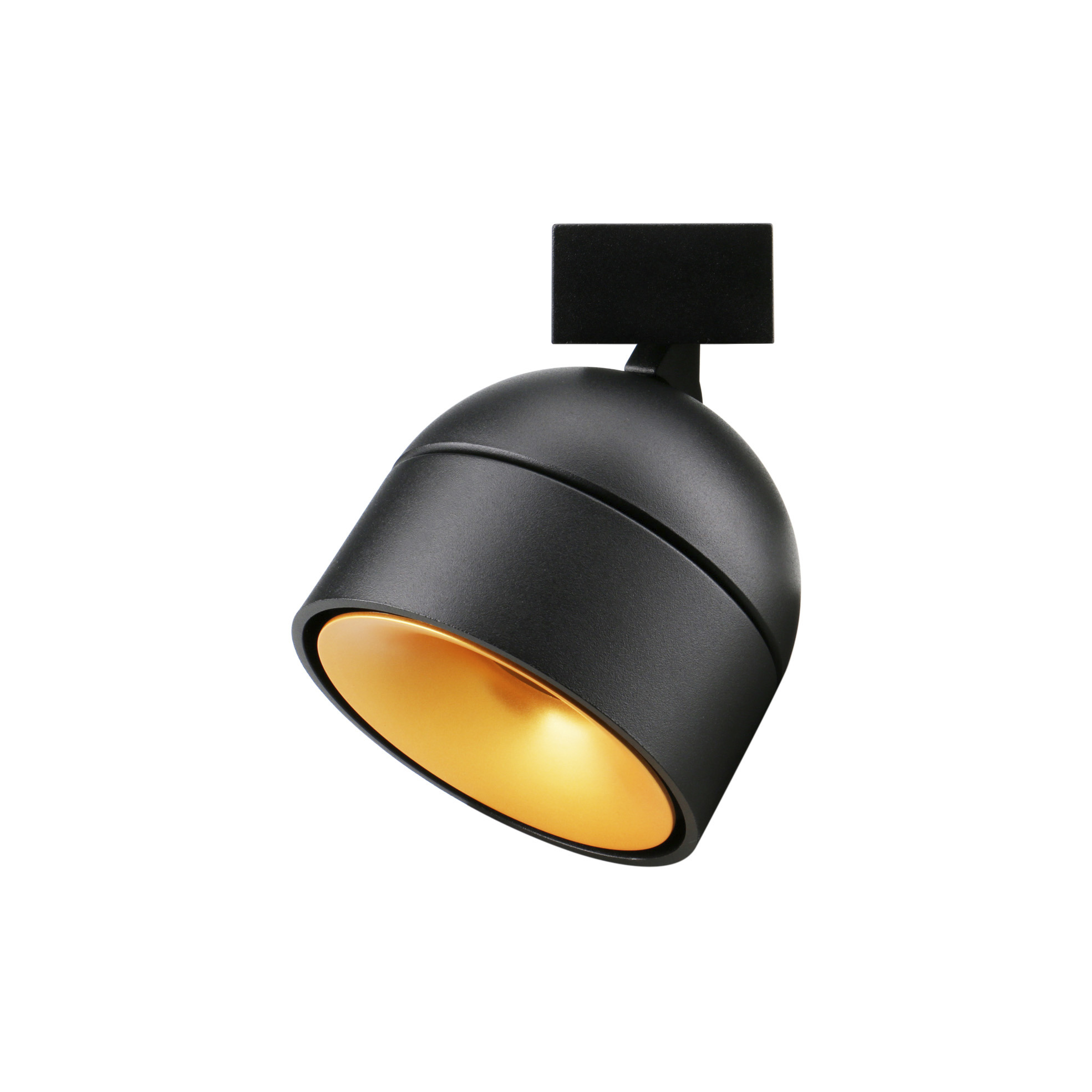 Aplique tilt UKU3 Corte de fase L,C LED COB 7W 881lm(684lm)/913lm(659lm)/954lm(701lm) CRI90 2700K/3000K/4000K 60º Negro Oro