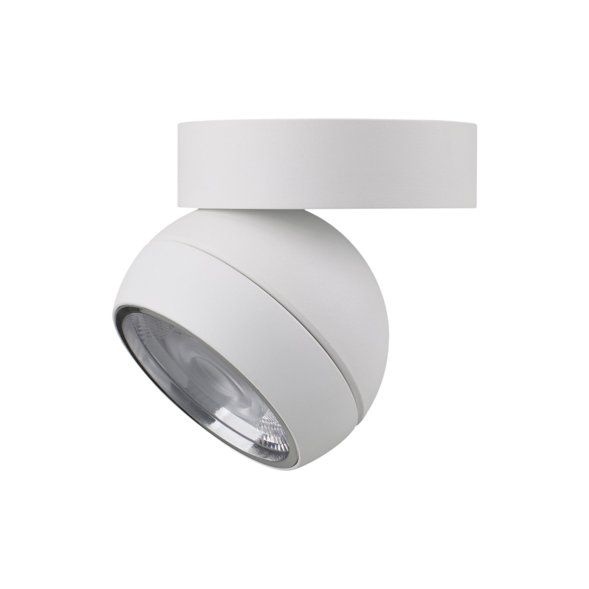 Adosado tilt UKU4 Corte de fase L,C LED COB 7W 881lm(728lm)/913lm(748lm)/954lm(799lm) CRI90 2700K/3000K/4000K 20º Blanco