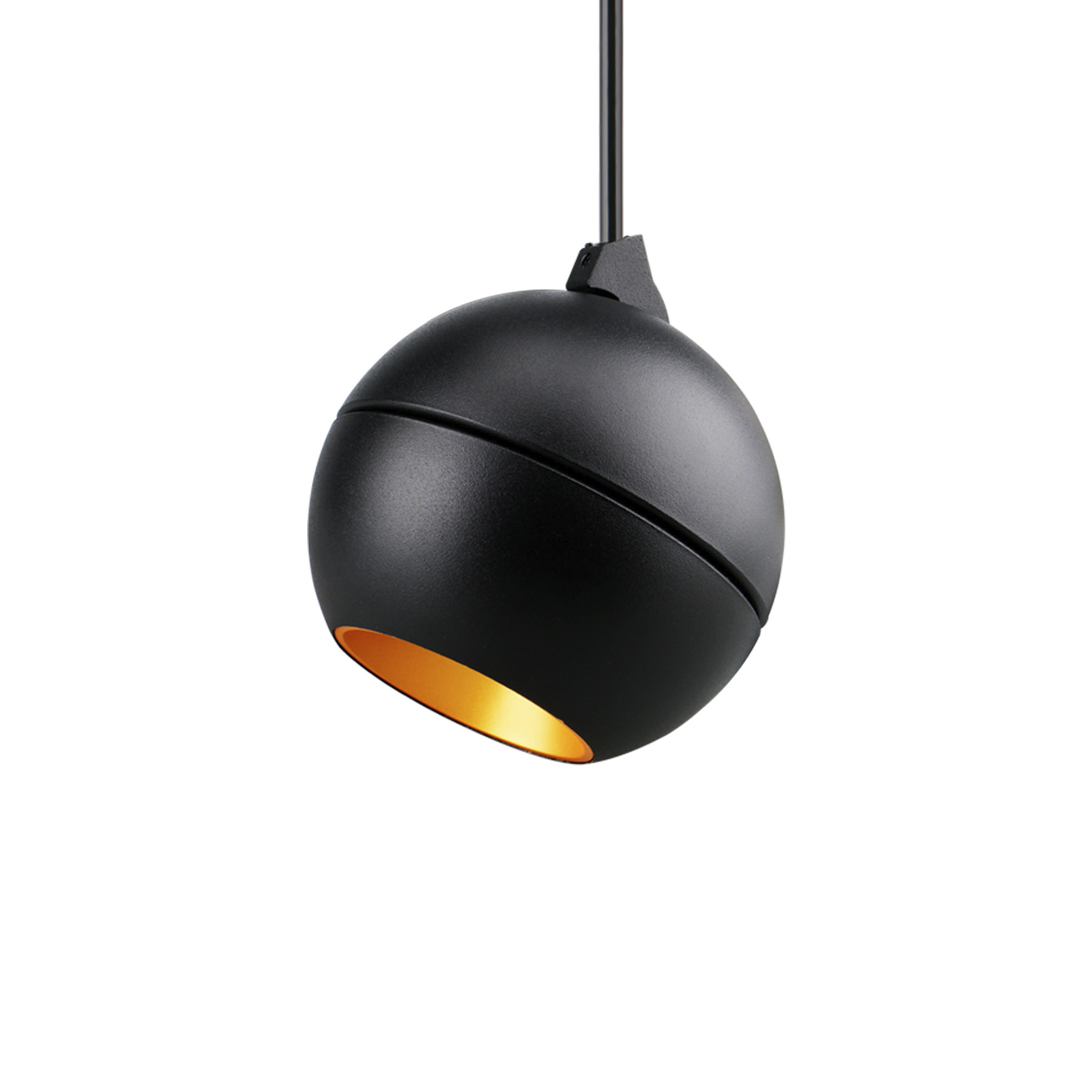 Suspensión tilt UKU5 Corte de fase L,C LED COB 7W 881lm(714lm)/913lm(704lm)/954lm(755lm) CRI90 2700K/3000K/4000K 60º Negro Oro