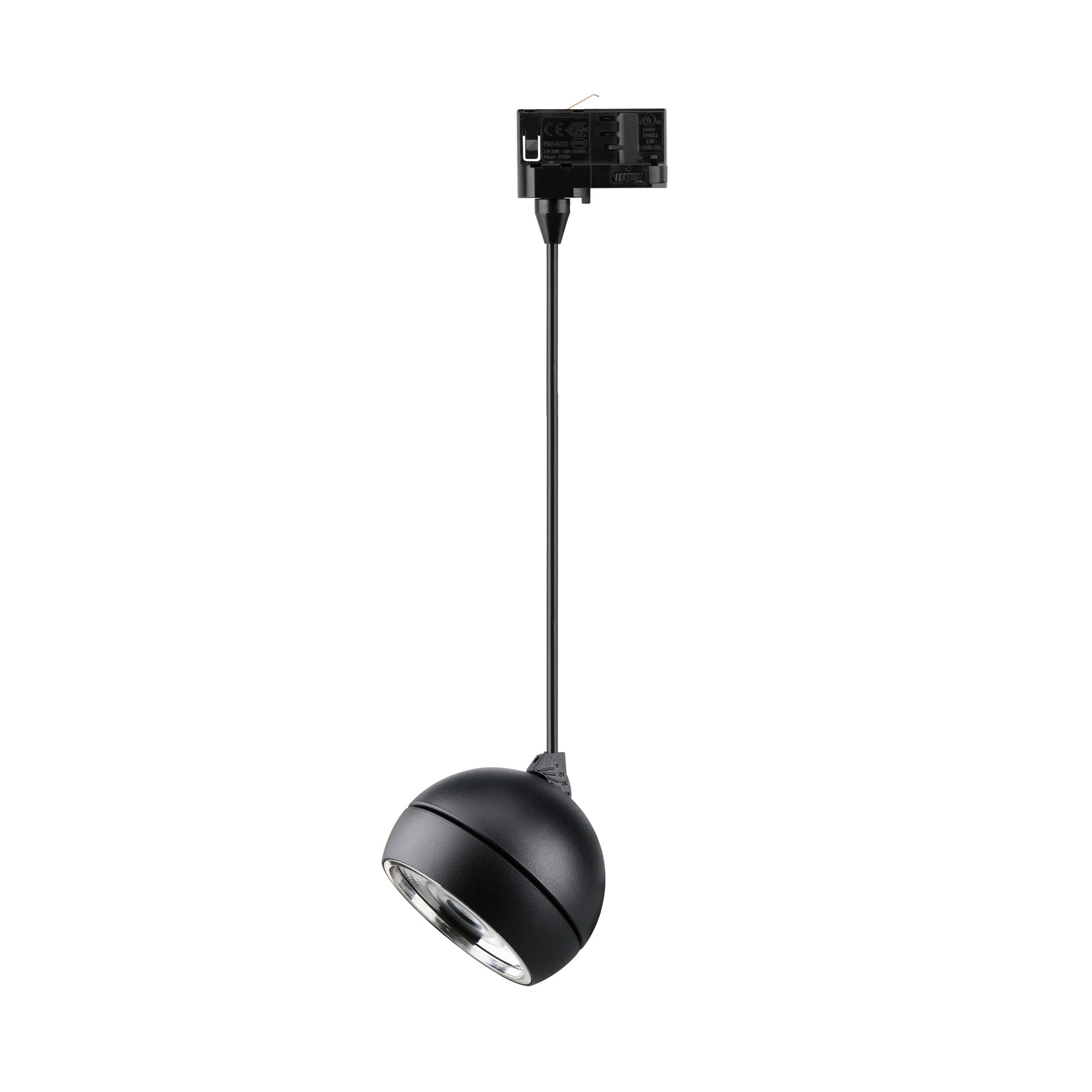 Suspensión tilt UKU6 Corte de fase L,C LED COB 7W 881lm(788lm)/913lm(770lm)/954lm(822lm) CRI90 2700K/3000K/4000K 60º Negro