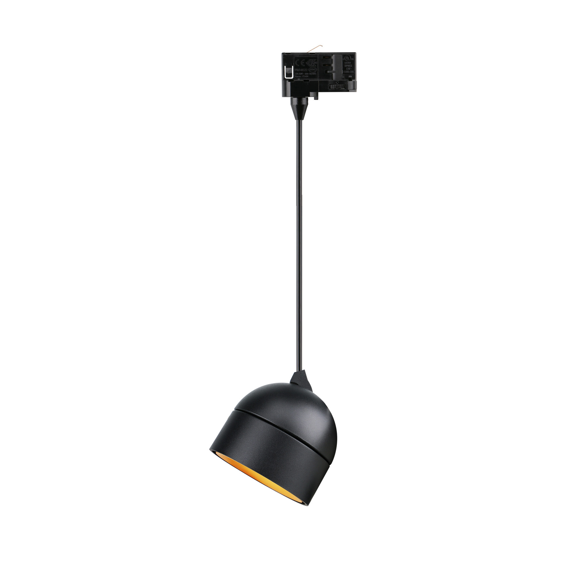 Suspensión tilt UKU6 Corte de fase L,C LED COB 7W 881lm(695lm)/913lm(673lm)/954lm(712lm) CRI90 2700K/3000K/4000K 20º Negro Oro