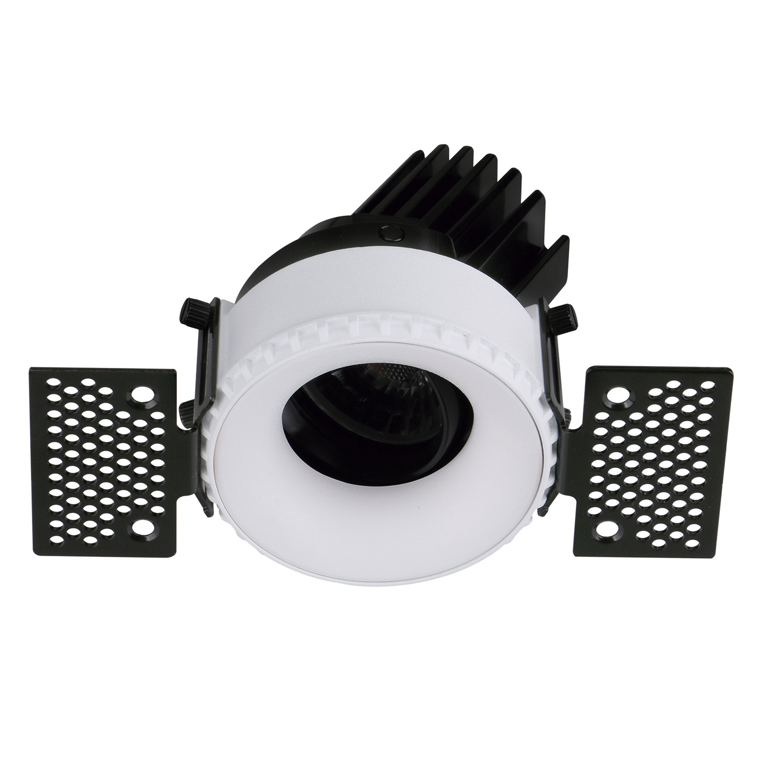 Empotrable techo tilt VIP1T Round Convex 1-10V,Push LED COB 4.70W 650lm(447lm) CRI90 2700K 50º Blanco Blanco