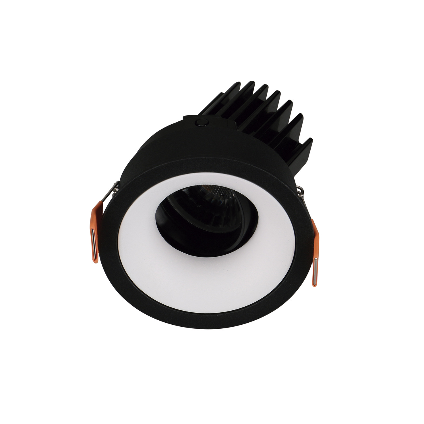 Empotrable techo tilt VIP1 Round Convex Corte de fase L,C LED COB 10.60W 1456lm(1111lm) CRI90 4000K 38º Negro Blanco