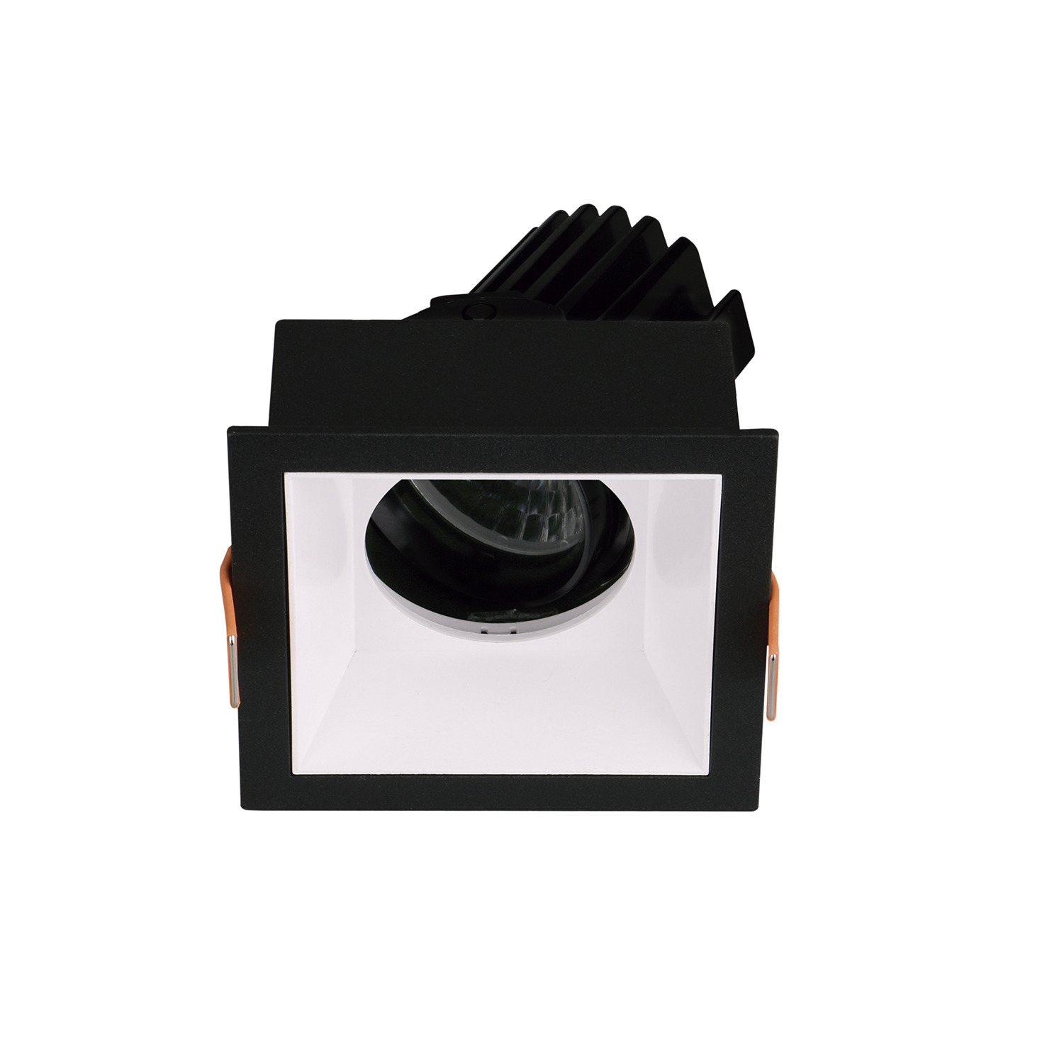 Empotrable techo tilt VIP2 Square Round Corte de fase L,C LED COB 4.70W 650lm(474lm) CRI90 2700K 18º Negro Blanco