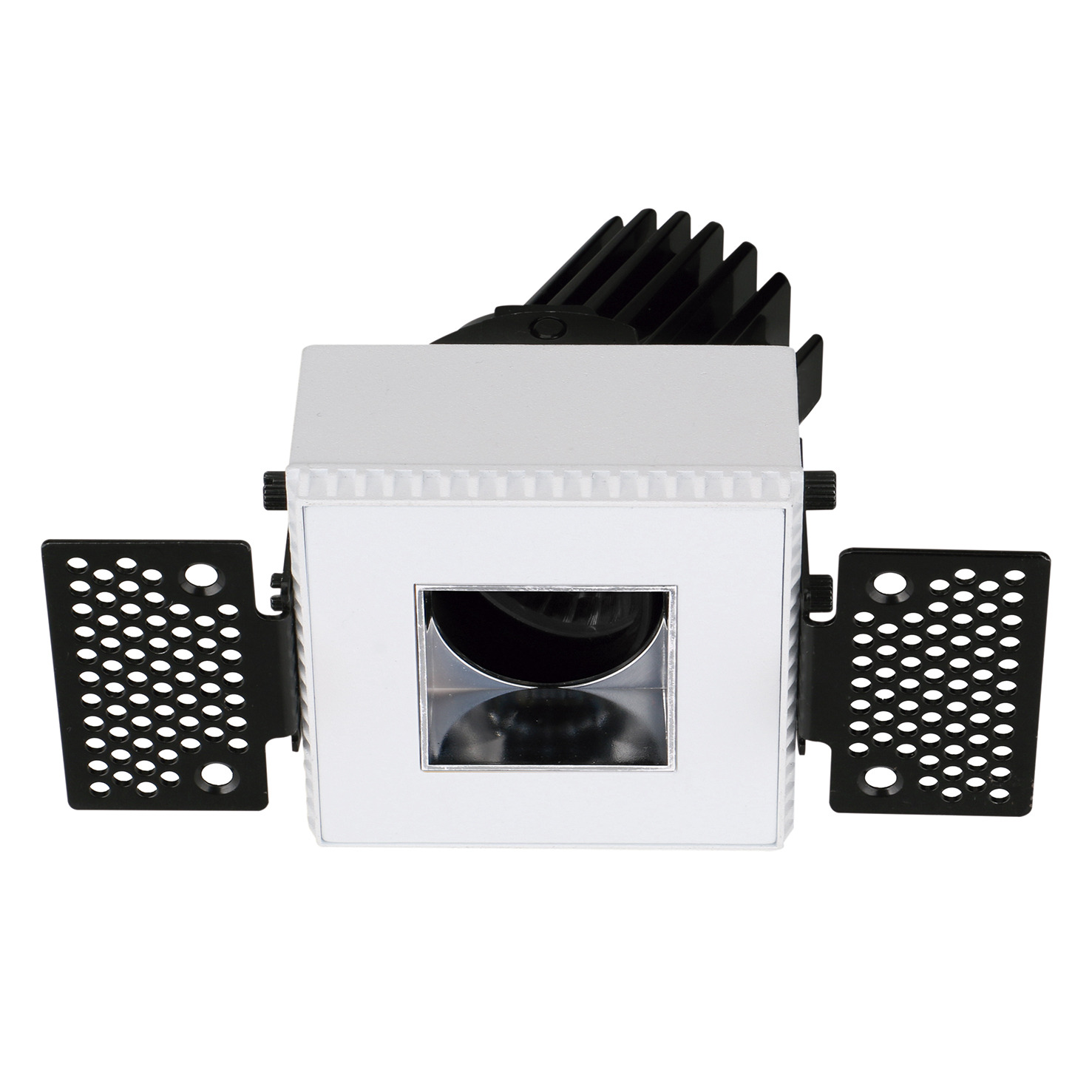 Empotrable techo tilt VIP3T Square Square DALI LED COB 4.70W 650lm(474lm) CRI90 2700K 18º Blanco Cromo