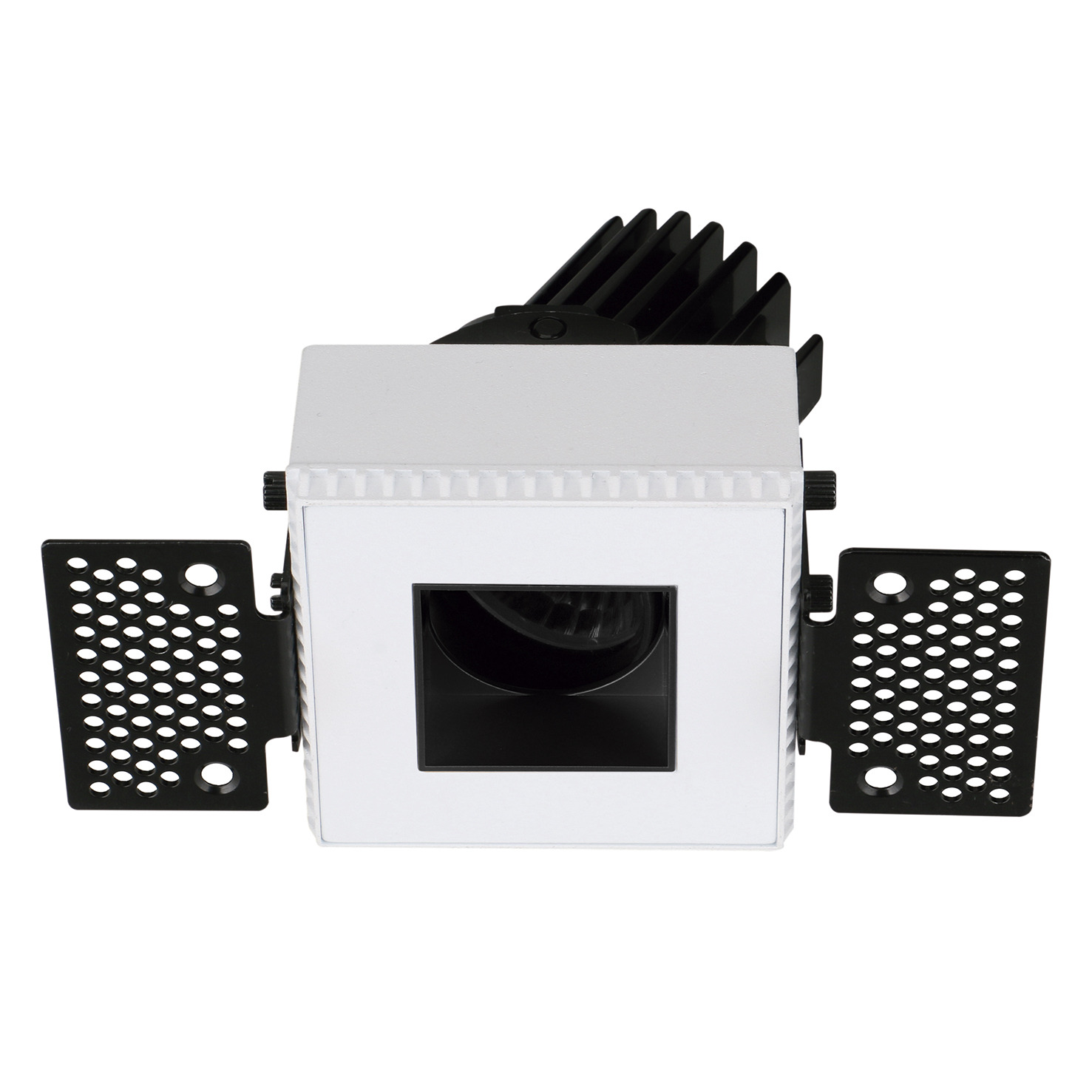 Empotrable techo tilt VIP3T Square Square CASAMBI LED COB 10.10W 923lm(652lm) CRI97 2700K 28º Blanco Negro