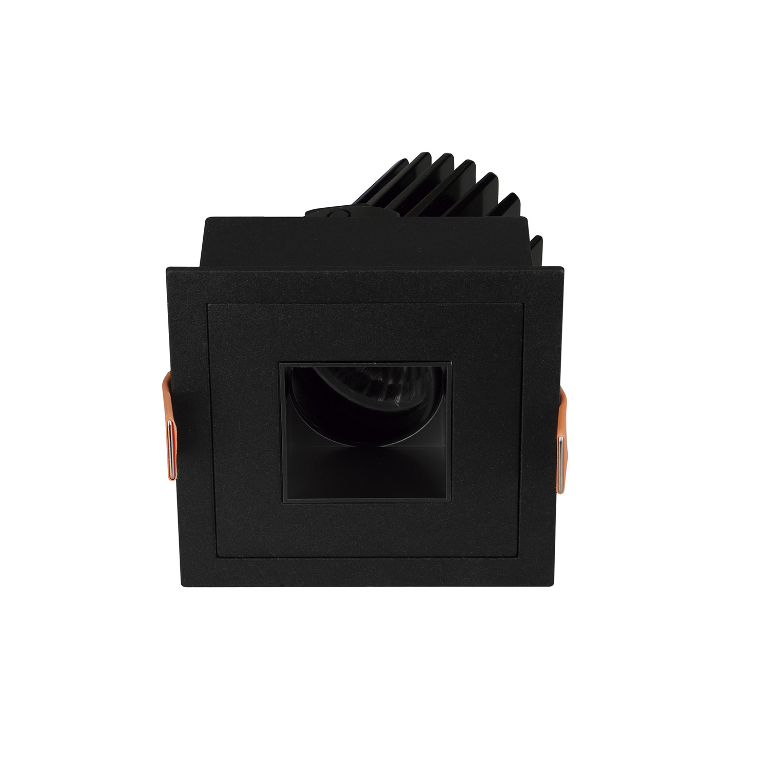 Empotrable techo tilt VIP3 Square Square Corte de fase L,C LED COB 10.10W 923lm(715lm) CRI97 2700K 38º Negro Negro