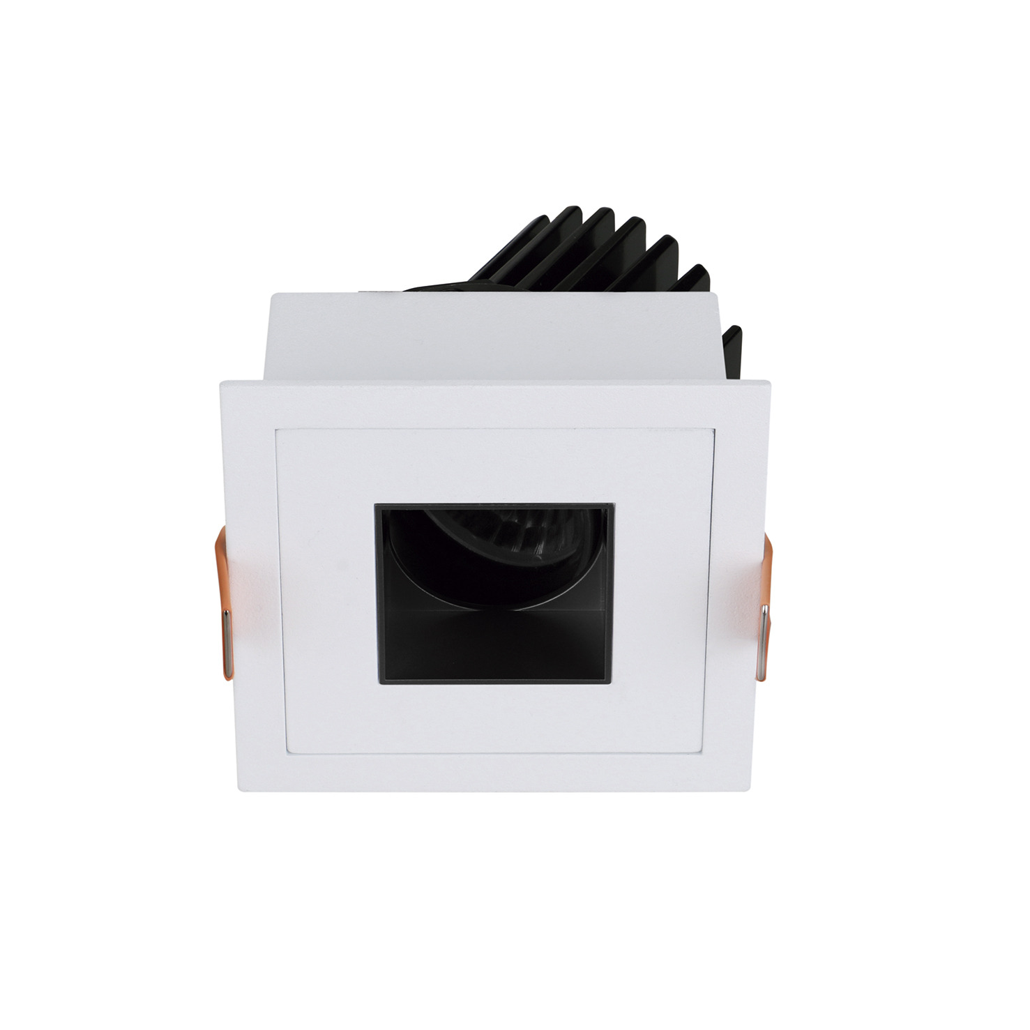 Empotrable techo tilt VIP3 Square Square DALI LED COB 10.10W 1031lm(869lm) CRI97 4000K 38º Blanco Negro