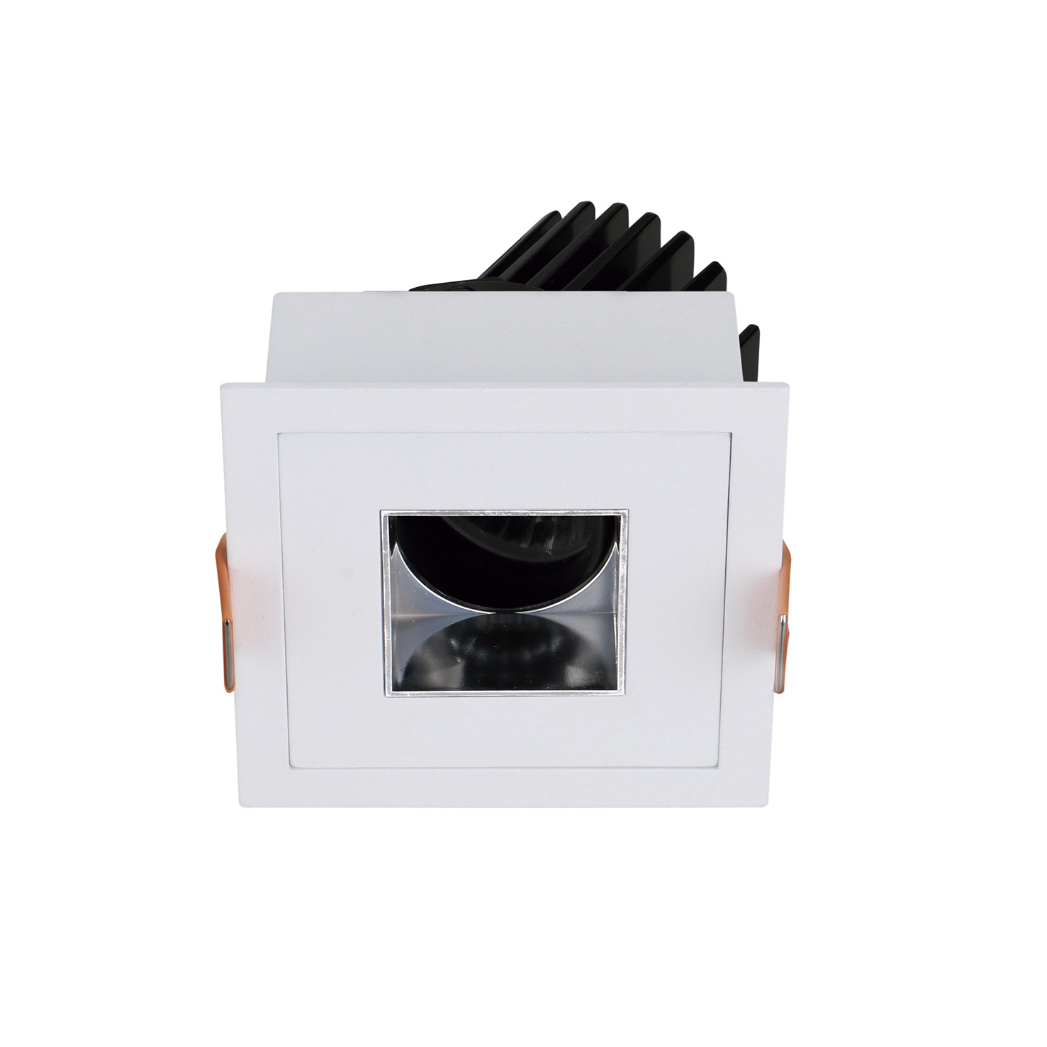 Empotrable techo tilt VIP3 Square Square DALI LED COB 10.60W 1278lm/1563lm CRI90 2700K/6500K 18º Blanco Cromo
