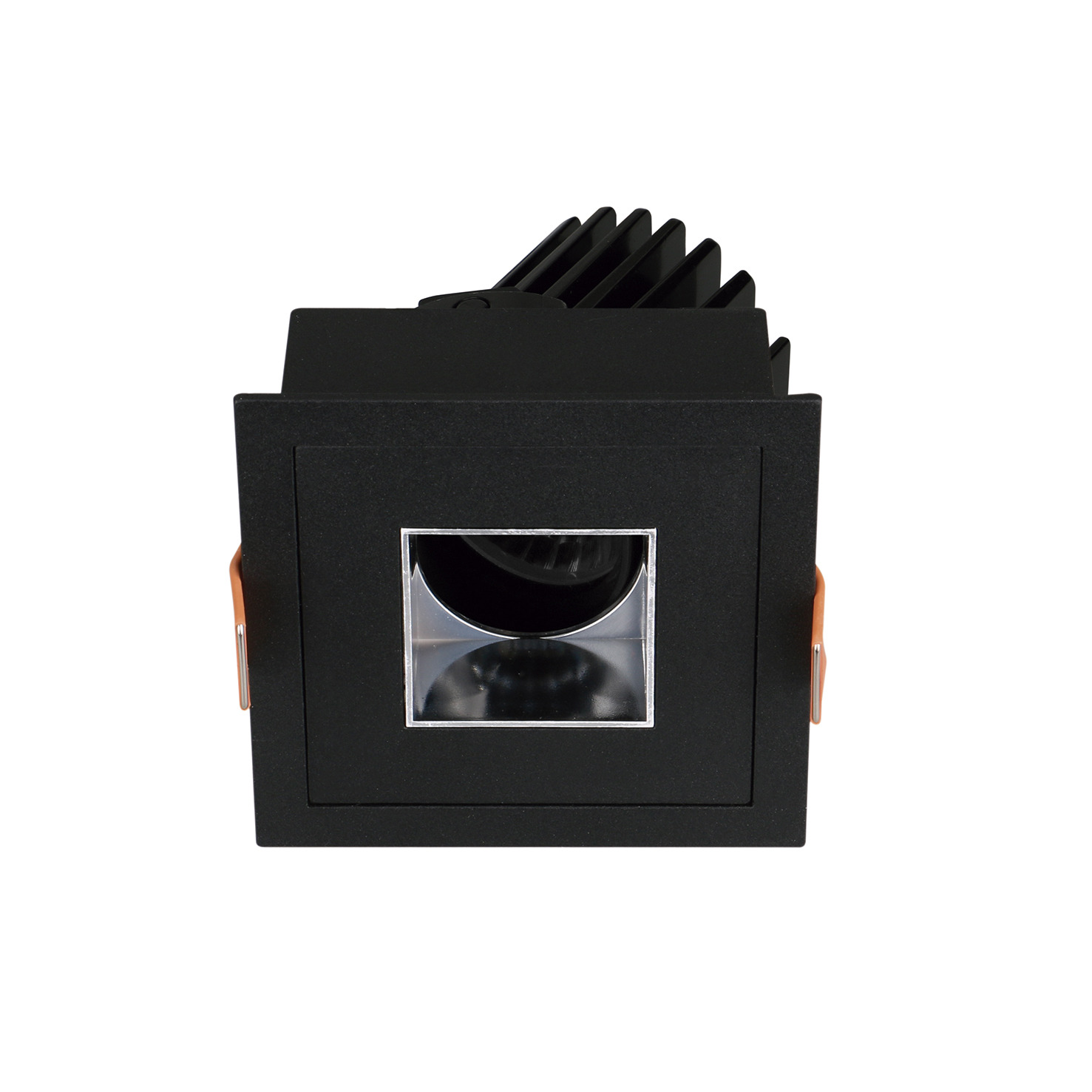 Empotrable techo tilt VIP3 Square Square DALI LED COB 10.60W 1278lm/1563lm CRI90 2700K/6500K 18º Negro Cromo