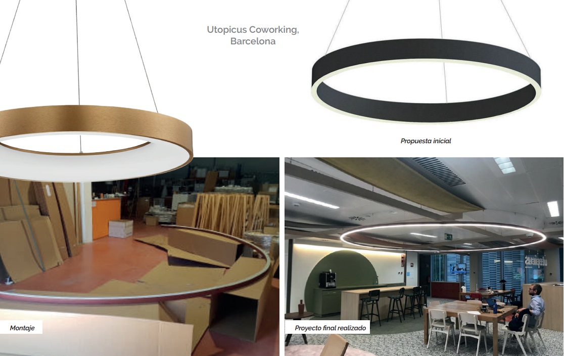 Fabricación lámparas Big Format